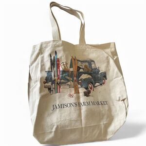 Mary Lake-Thompson Farm Market Canvas Tote Bag Multicolor Unisex Casual